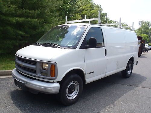 1998 chevy express van 3500 cargo runs and drives road ready