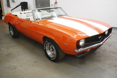 1969 ss convertible camaro.  head turner 350/700r4 with orginal 3 speed as spare