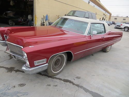 1968 cadillac coupe nice looking car los angeles no res