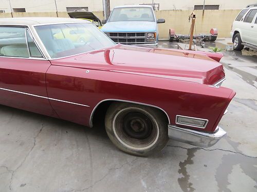 1968 CADILLAC COUPE NICE LOOKING CAR LOS ANGELES NO RES, image 3