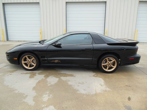 2001 pontiac firebird slp firehawk 10th anniversary low mile nice rare black car