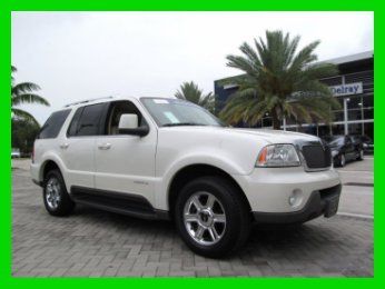 04 white 4.6l v8 7-passenger awd ultimate suv *heated &amp; cooled leather seats