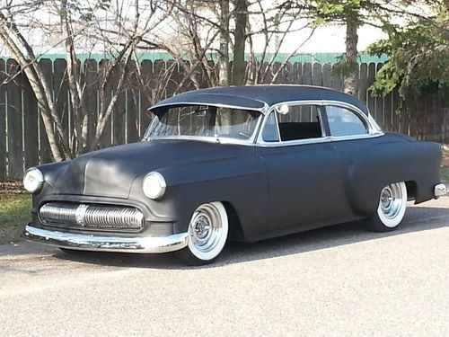 1953 chevy bel air 2 dr sedan traditional old school hot rod rat rod street rod