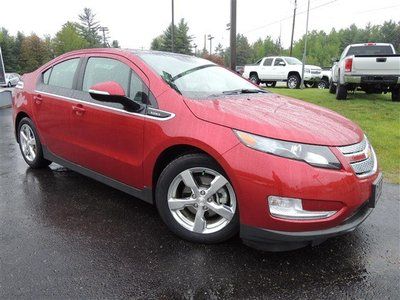 12 chevy volt electric navigation black leather heated seats back-up camera