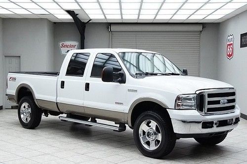 2006 ford f350 diesel 4x4 srw long bed fx4 crew heated leather powerstroke