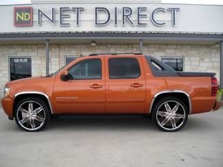 07 chevy nav dvd sunroof 26" rims 79k mi clean! net direct auto sales texas