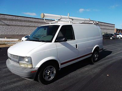 2004 astro cargo van  bin package ladder rack no reserve