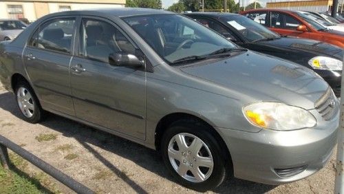 2003 toyota corolla 4dr sdn ce manual