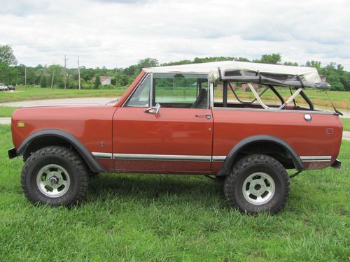 1979 international scout ii 4 x4 v8 lifted off road convertible 4 speed