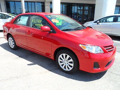 New 2013 toyota corolla le automatic for just $16,988
