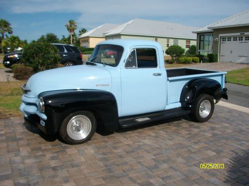 1954 chevy 3100 pickup - believed original running gear.