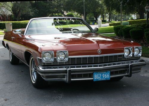 Highly desired 455 v-8 - 1974 buick le sabre luxus convertible -  47k orig mi