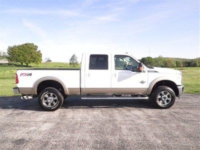 2012 ford f-350 crew cab lariat fx4 nav diesel certified 6.7l v8 4k miles