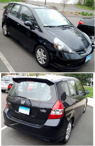 2008 honda fit sport - black - with warranty