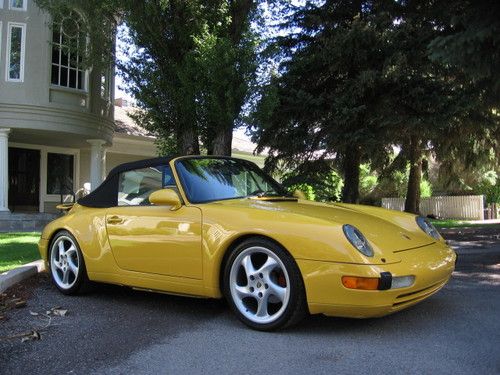 1987 porsche 911 carrera convertible 2-door 3.2l