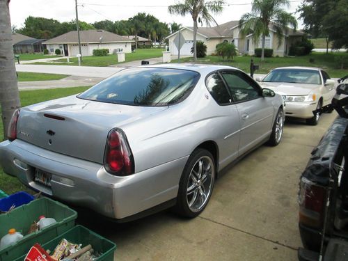 Chevy monte carlo 02 ls silver