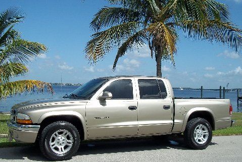 2002 dodge dakota slt~4 doors~leather~4.7l~auto~low miles~tow pkg~03 04 05