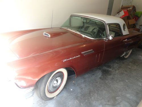 1957 ford thunderbird 2 door w/hardtop and convertible top - garage kept