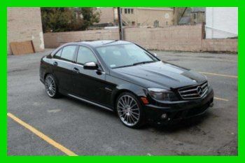 2009 c63 amg 6.2l v8 32v automatic rwd sedan premium navigation dvd leather