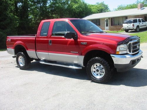 02 ford f350 superduty quad 4wd 7.3 powerstroke diesel 6 speed 107k mint