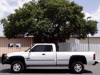 1999 white laramie slt 5.9l i6 4x4 5-speed manual cummins jensen leather