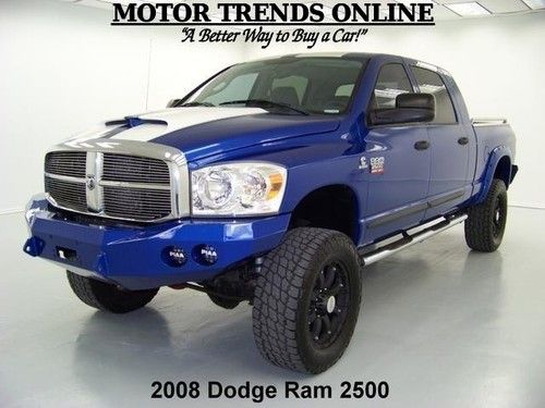 4x4 diesel sxt megacab lifted custom wheels stripes 2008 dodge ram 2500 84k