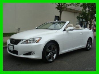 2010 used lexus is250c 2.5l v6 24v rwd convertible premium