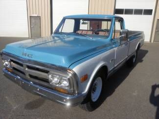 1962 blue 3/4 ton runs &amp; drives great interior &amp; body good!