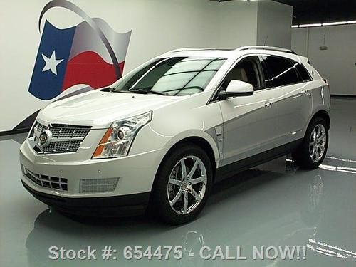 2010 cadillac srx luxury pano sunroof nav rear cam 48k texas direct auto