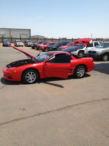 1995 mitsubishi 3000gt sl coupe 2-door 3.0l red 69391