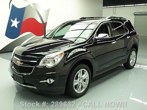 2010 chevy equinox ltz awd sunroof nav dvd rear cam 39k texas direct auto