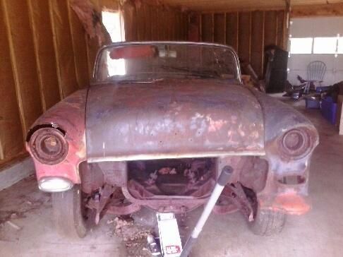 1955 chevrolet bel air 2 door convertible