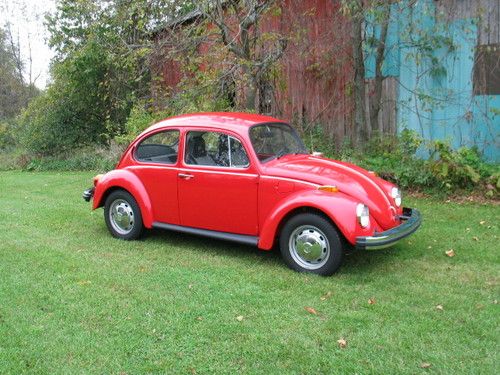 1974 volkswagon vw bug beetle 2 owner some original paint 24k miles