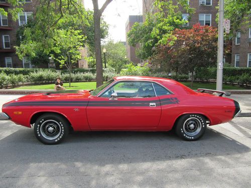 1973 challenger r/t 440 magnum 375hp rallye red high options restored!