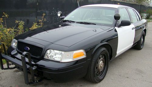 2009 ford crown victoria police interceptor black &amp; white edition 119k miles