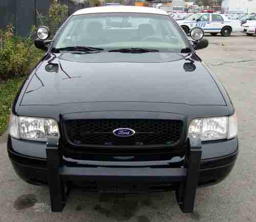 2009 FORD CROWN VICTORIA POLICE INTERCEPTOR BLACK & WHITE EDITION 119K MILES, image 4