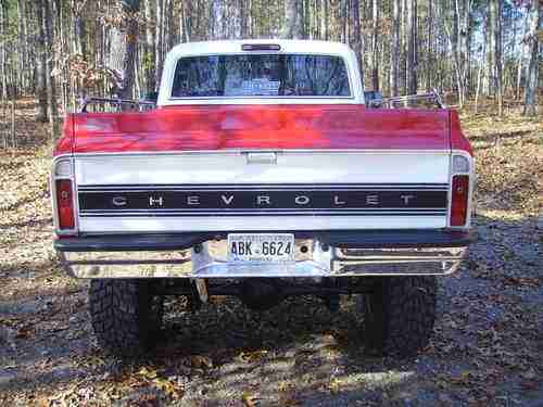 1971 Chevy Custom C-10 4X4 New 350 Engine And New 350 Tranny New Tires Runs Good, image 3