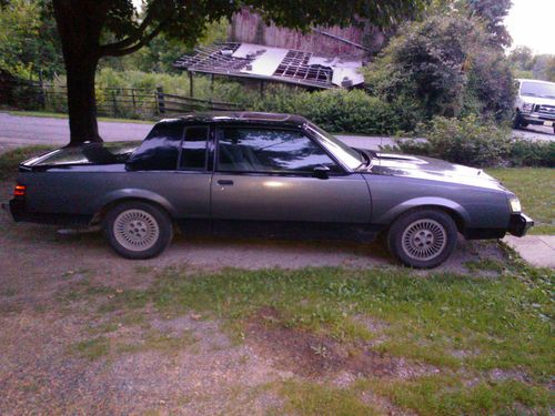 1985 buick regal t-type wh1 low miles