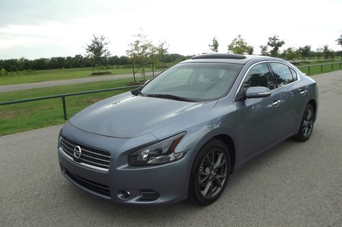 2012 nissan maxima 3.5 sv sport sedan sun roof leather only 14k -- free shipping