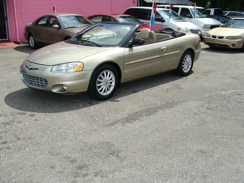 2003 chrysler sebring lxi convertible 2-door 2.7l