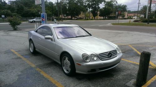 2002 mercedes-benz cl600 coupe 2-door 5.8l v12 navi, amg rims, no reserve!!!!