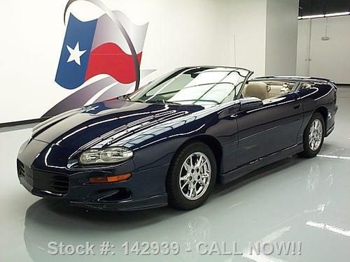 2001 chevy camaro z28 convertible auto leather 49k mi texas direct auto