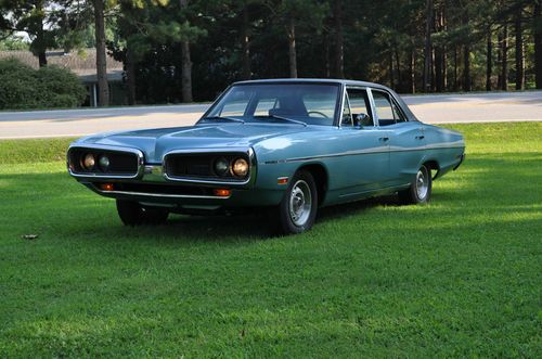 1970 coronet 440 b3 ice blue blue interior 318 904 automatic disc brakes cold ac