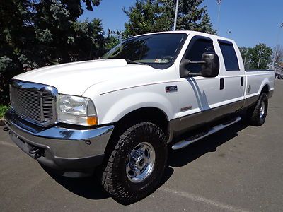 2003 FORD F-250 SUPER DUTY LARIAT DIESEL 8 FT BED CREWCAB 4X4 PICKUP NO RESERVE, image 2