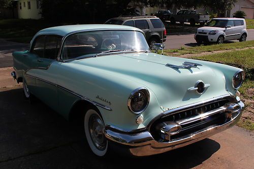 1955 oldsmobile 88 holiday 4 door hard top original 324 rocket engine
