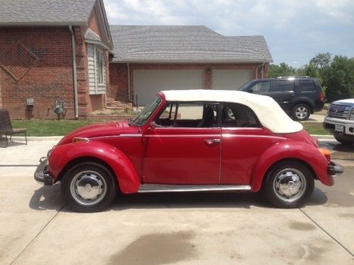 1974 volkswagen beetle base convertible 2-door 1.6l