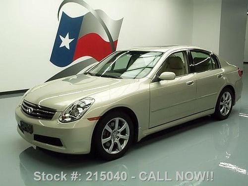 2005 infiniti g35 automatic sunroof htd leather 61k mi texas direct auto