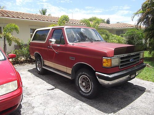 1990 ford bronco eddie bauer sport utility 2-door 5.8l