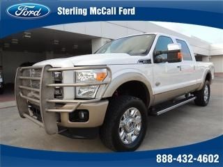 Ford super duty f-250 king ranch nav sunroof leather chrome package 4x4 4wd