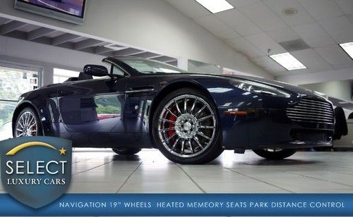 Stunning vantage v8 convertible nav automatic 19 whls xenon sat ipod sharp